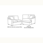 121 Right Wedge Sofa
