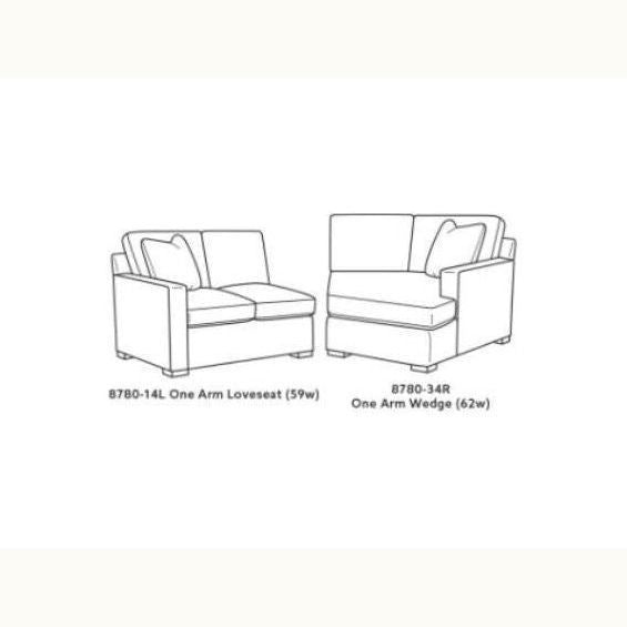 121 Right Wedge Sofa