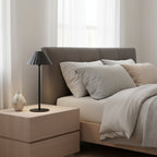 Black Metal Touch Table Lamp