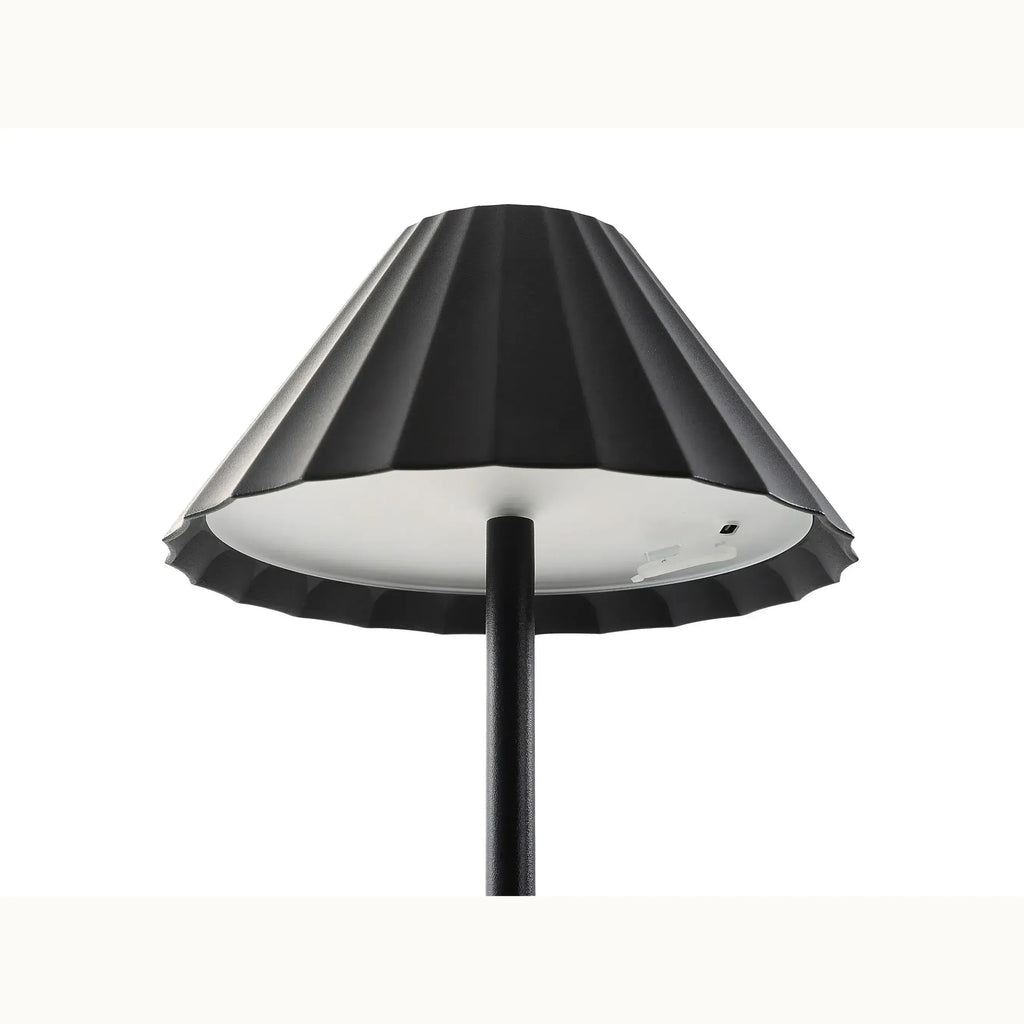 Black Metal Touch Table Lamp