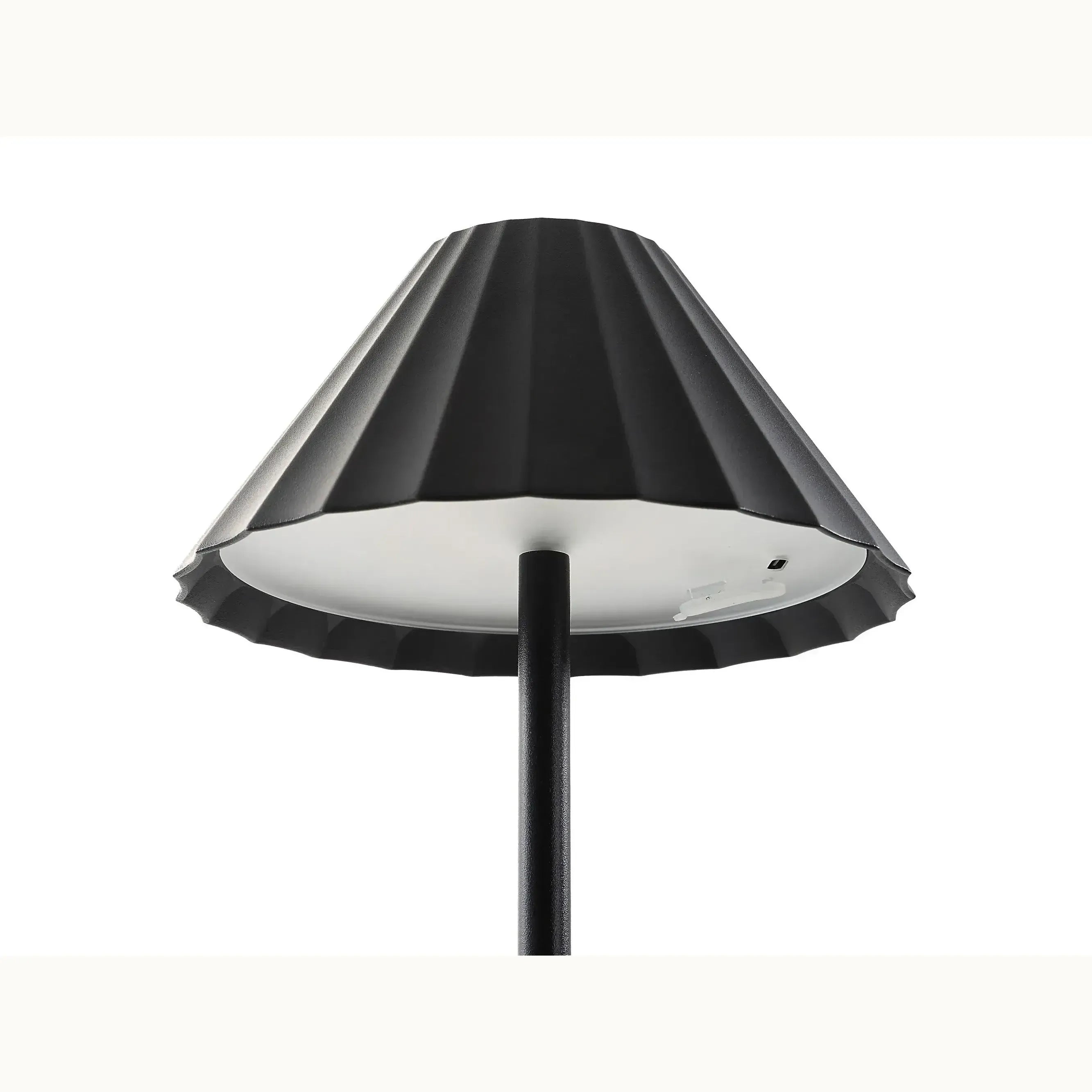 Black Metal Touch Table Lamp