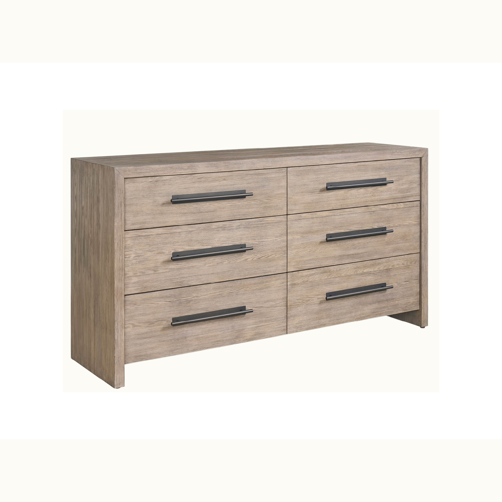 68 Warm Brown 6 Drawer Dresser