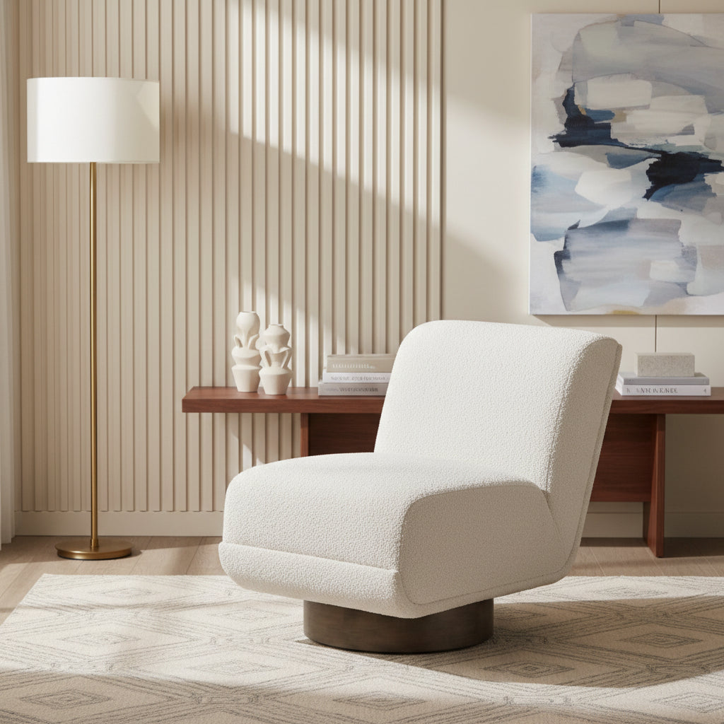 Armless 360 degree Swivel Chair