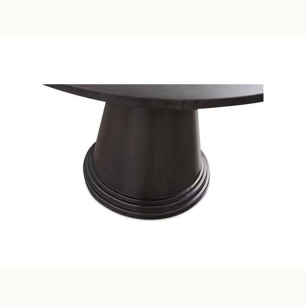 52 Round Leaf Pedestal Table