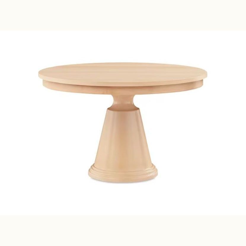52 Round Leaf Pedestal Table