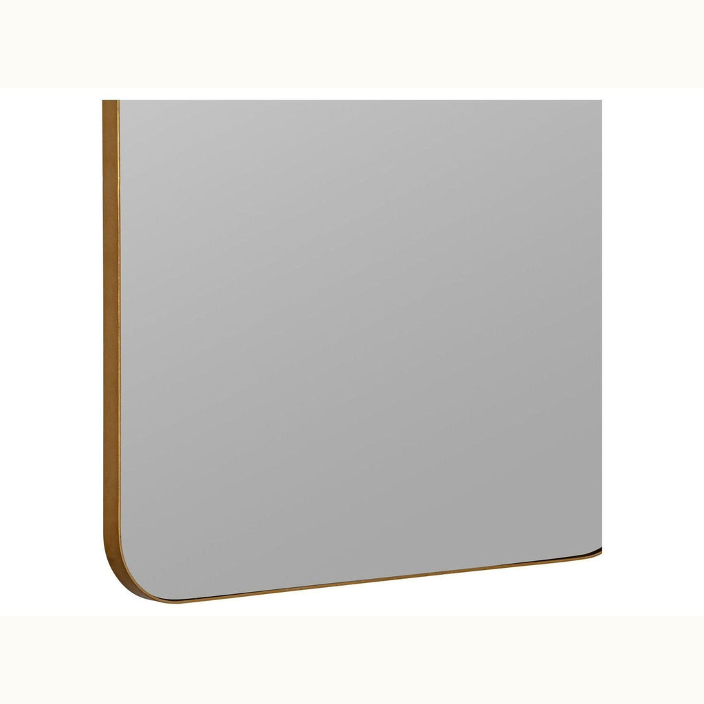 38 x 24 Gold Arched Mirror