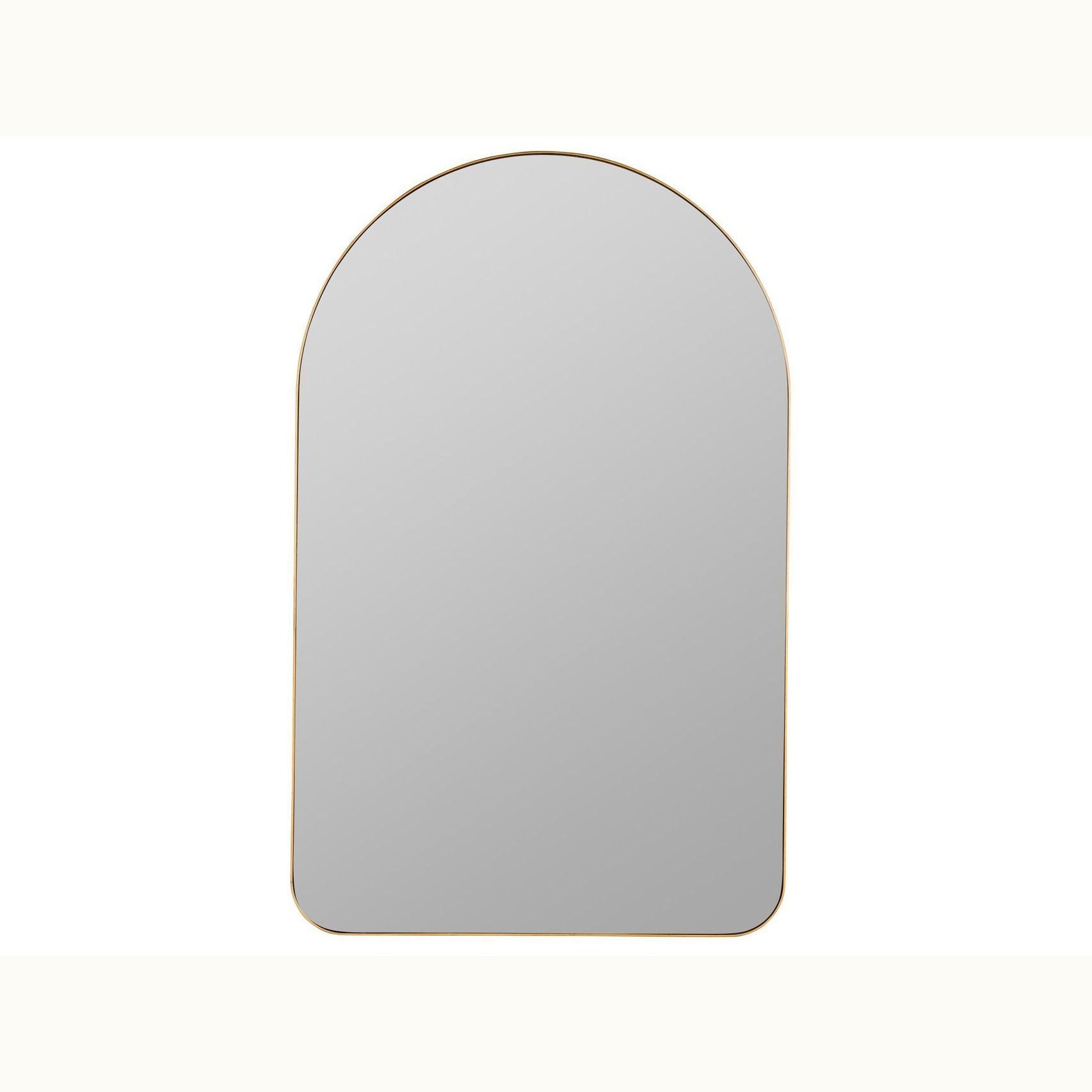 38 x 24 Gold Arched Mirror