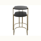 Antique Brass Nesting Tables