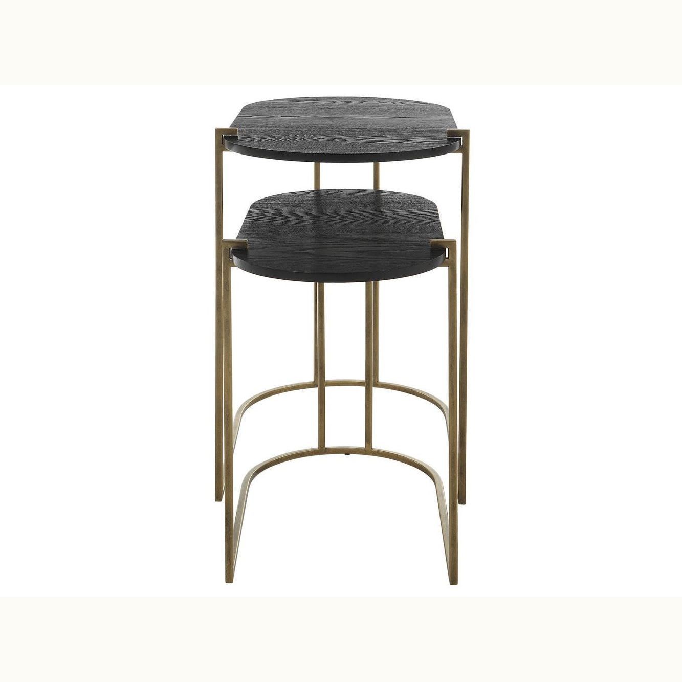Antique Brass Nesting Tables