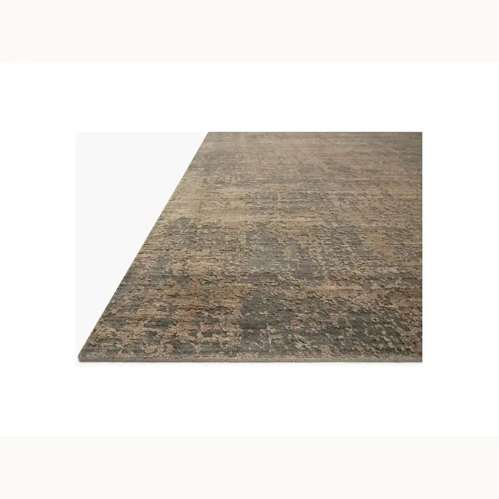 5'6x 8'6 Charcoal and Taupe Rug