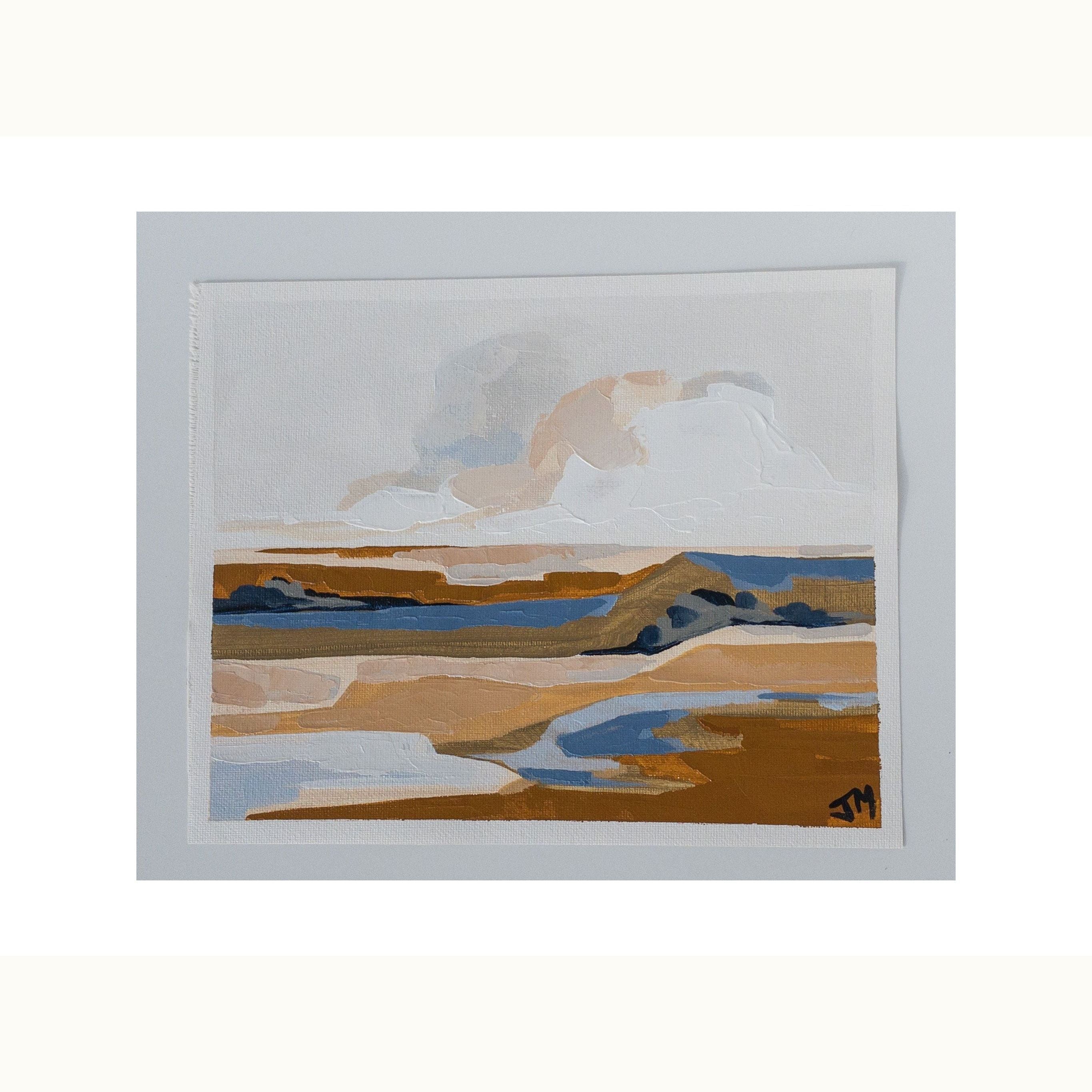 8x10 Julie Mason Landscape on Canvas Paper I