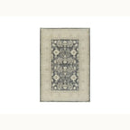 6' x 9' Beige and Grey Patterned Rug