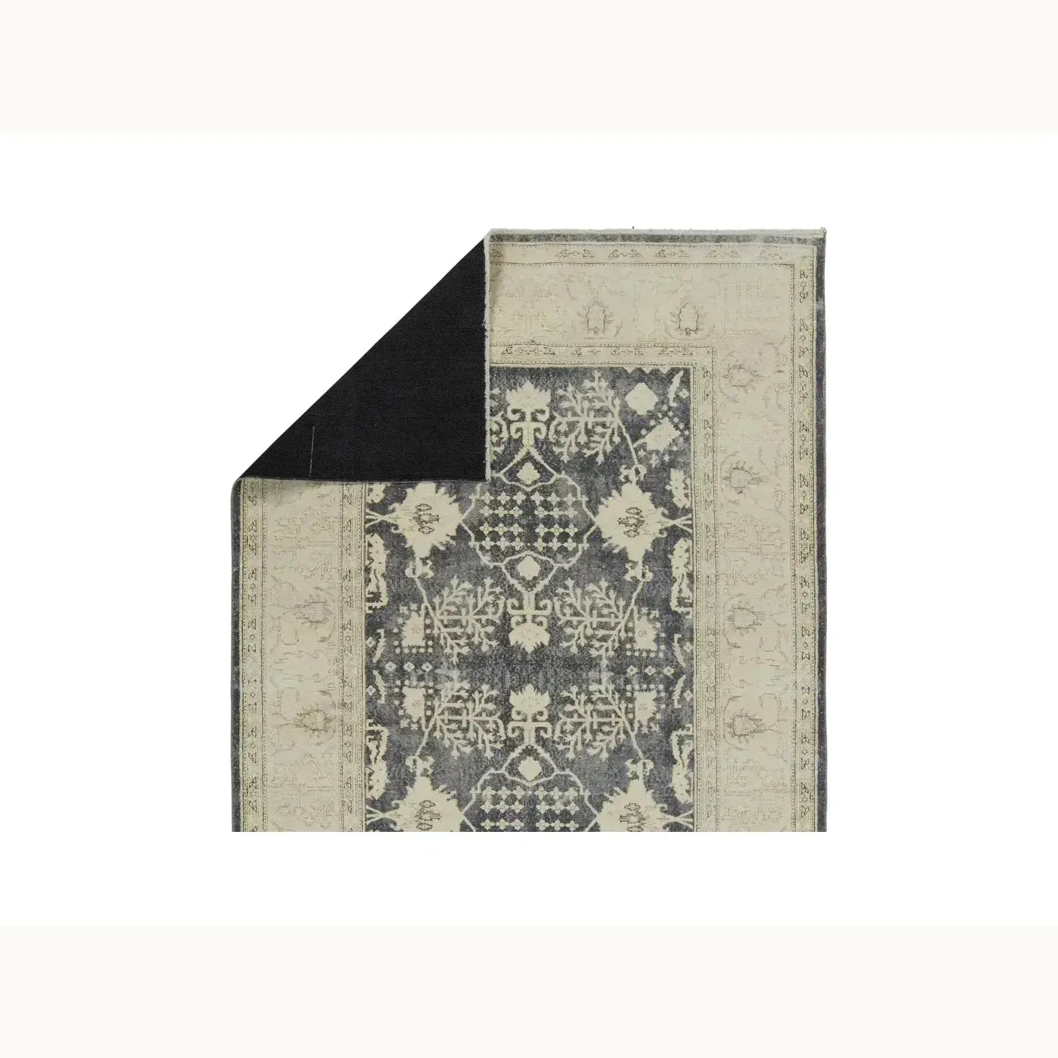 6' x 9' Beige and Grey Patterned Rug