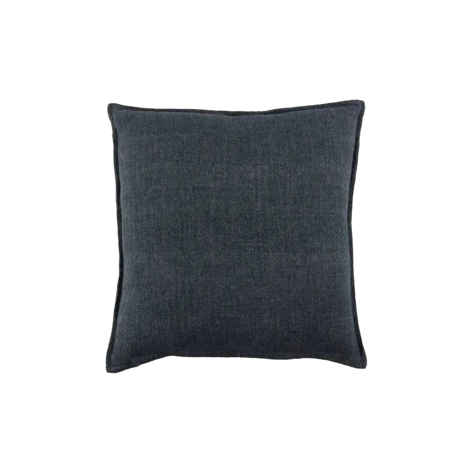 20x20 Blue Linen Down Pillow
