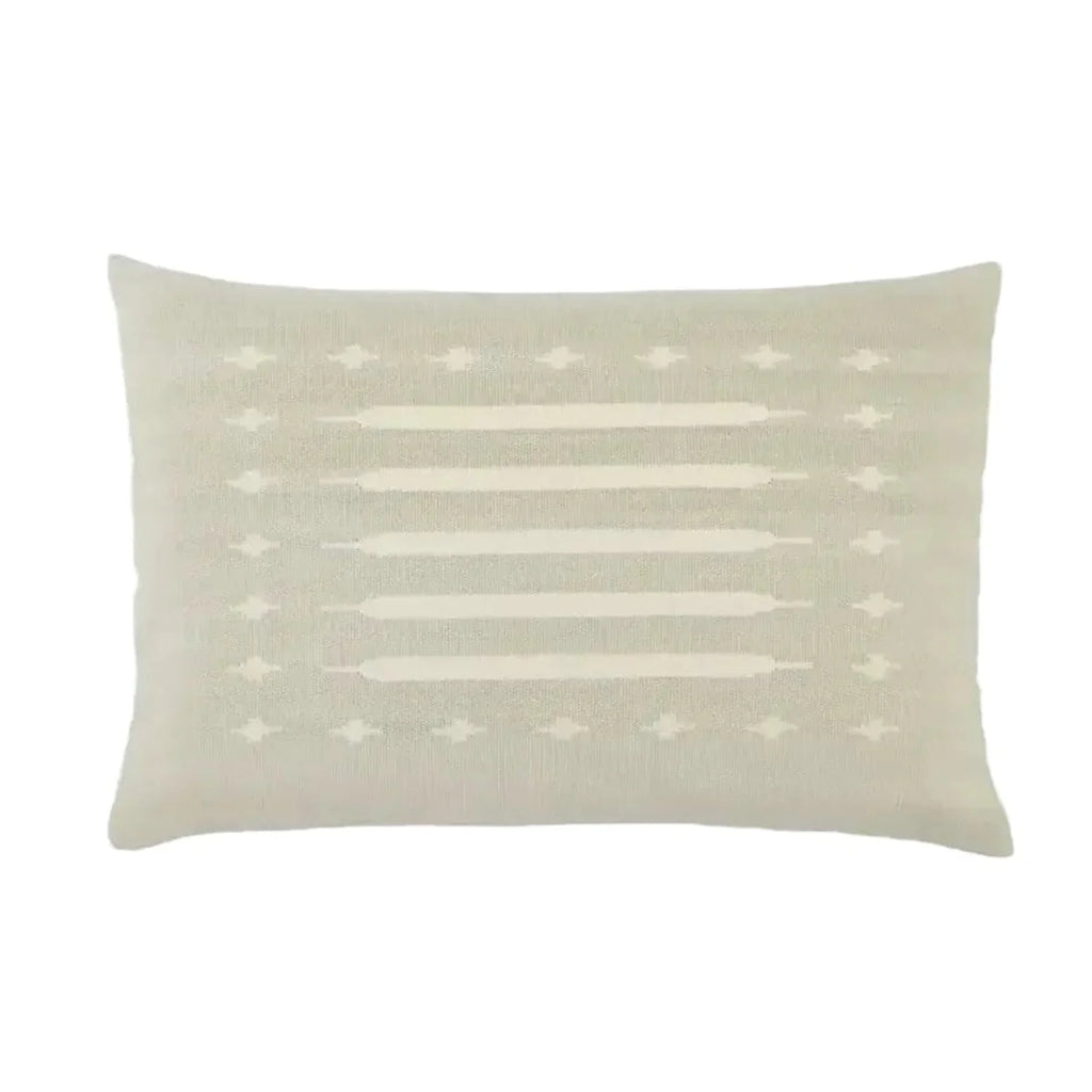 16x24 Cream/Gray Down Pillow