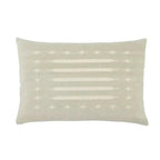 16x24 Cream/Gray Down Pillow