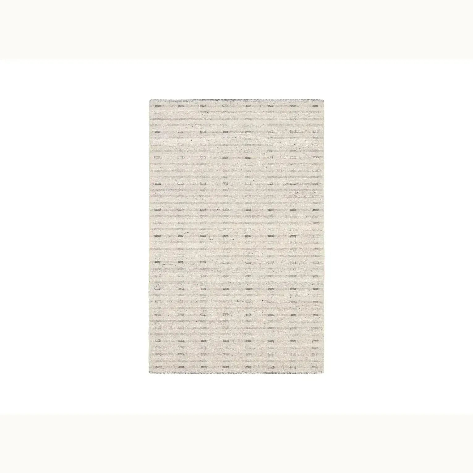 9' x 12' Ivory Wool Area Rug