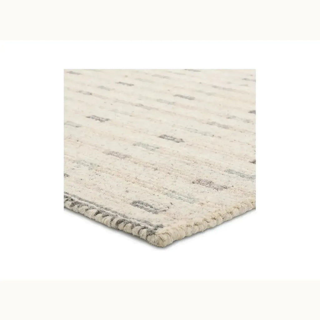 9' x 12' Ivory Wool Area Rug