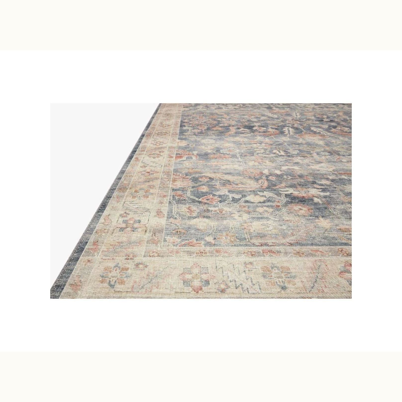 7' 6 x 9' 6 Blue and Multi Area Rug
