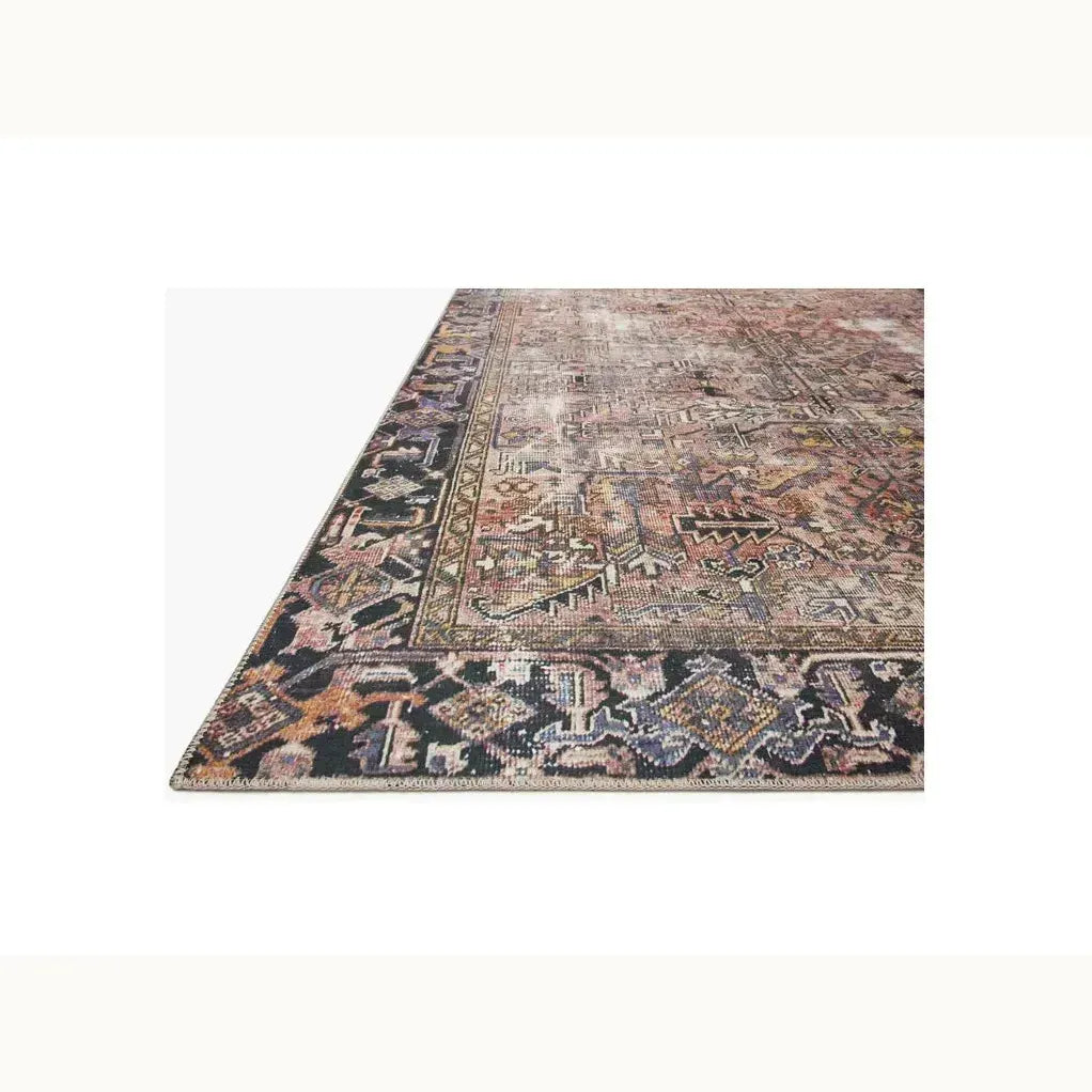 7'6x 9'6 Terracotta Blue Rug