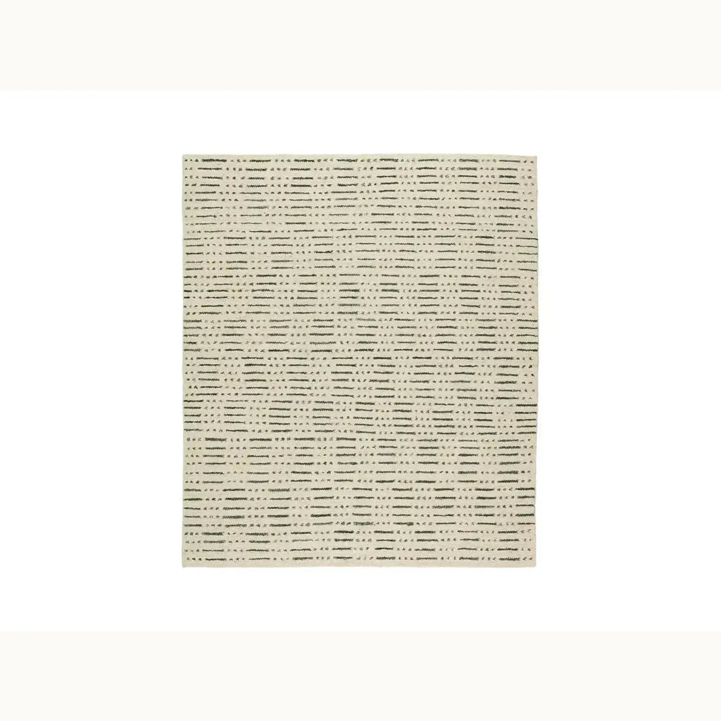 9' x 12' Ivory Wool Rug