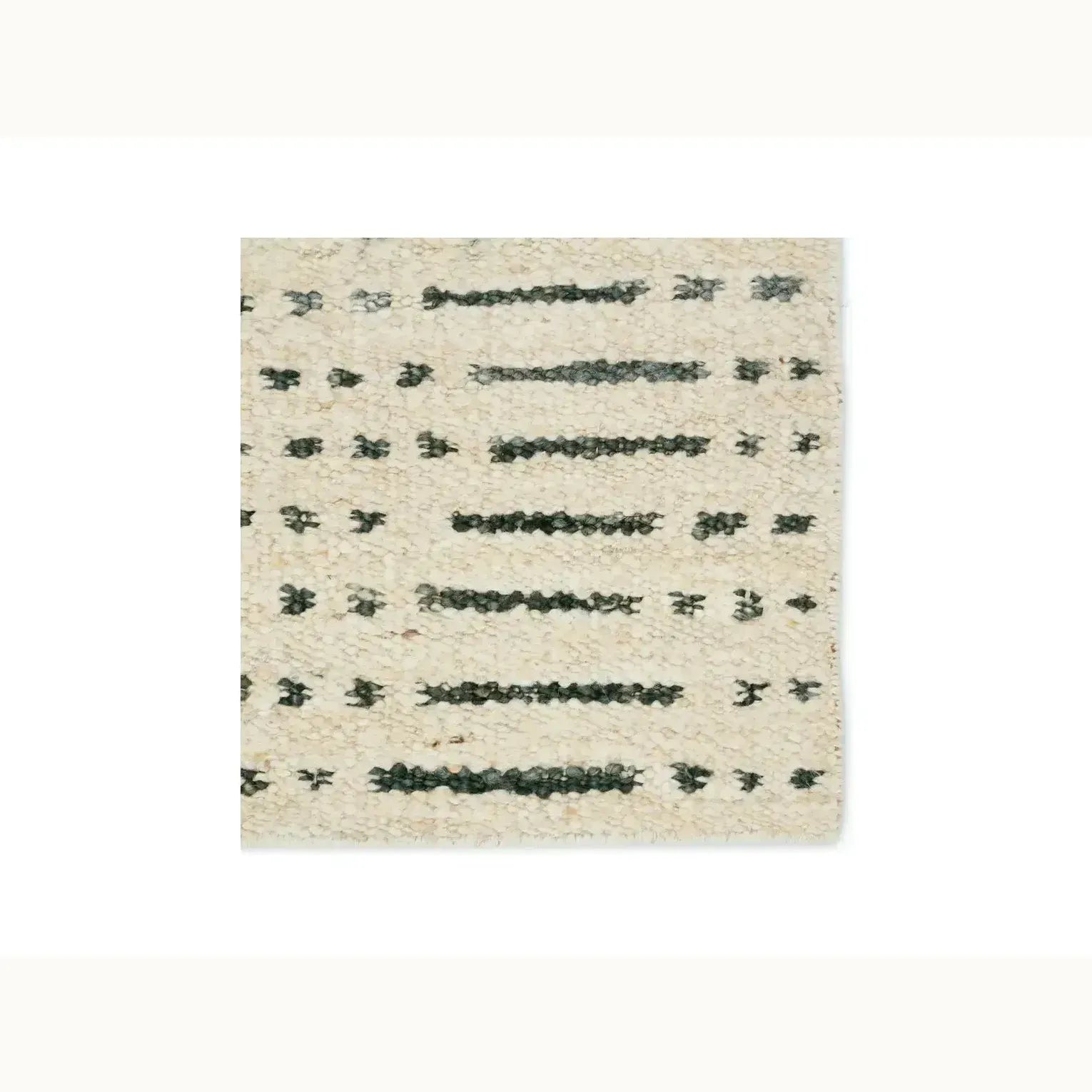 9' x 12' Ivory Wool Rug