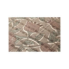 18x18 Taupe/Rose Down Pillow