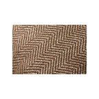 13x21 Brown Chevron Down Pillow