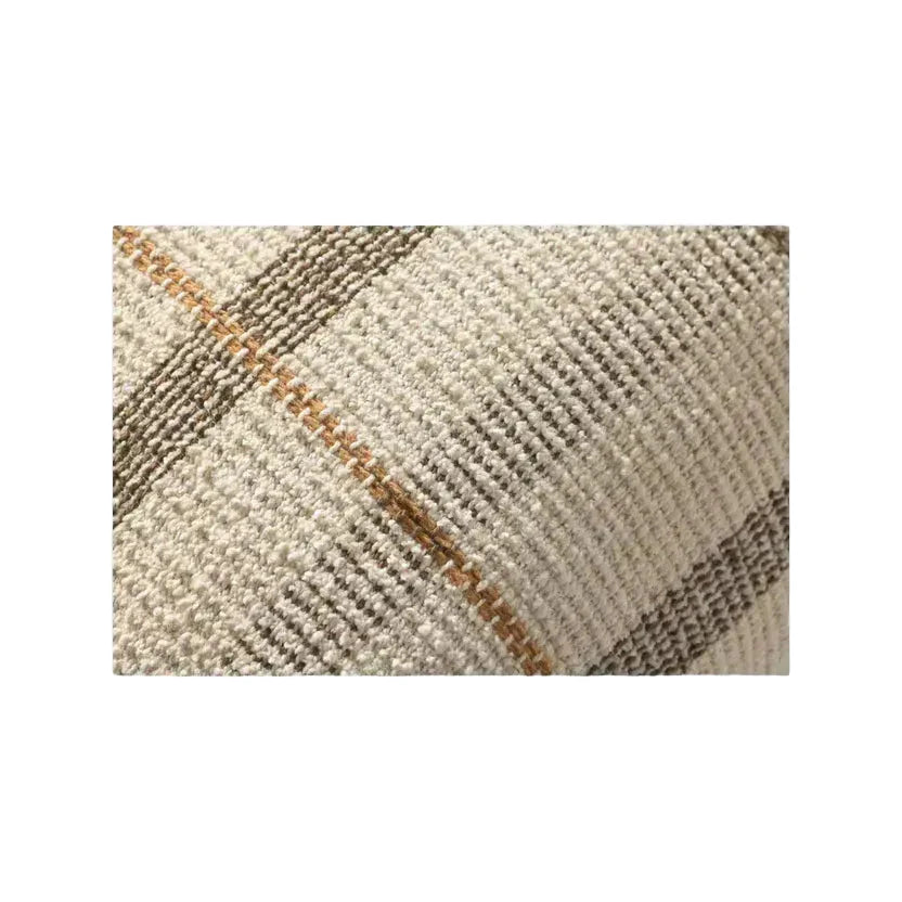 20x20 Brown/Ivory Patterned Down Pillow