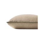 22x22 Green/Natural Corded Down Pillow