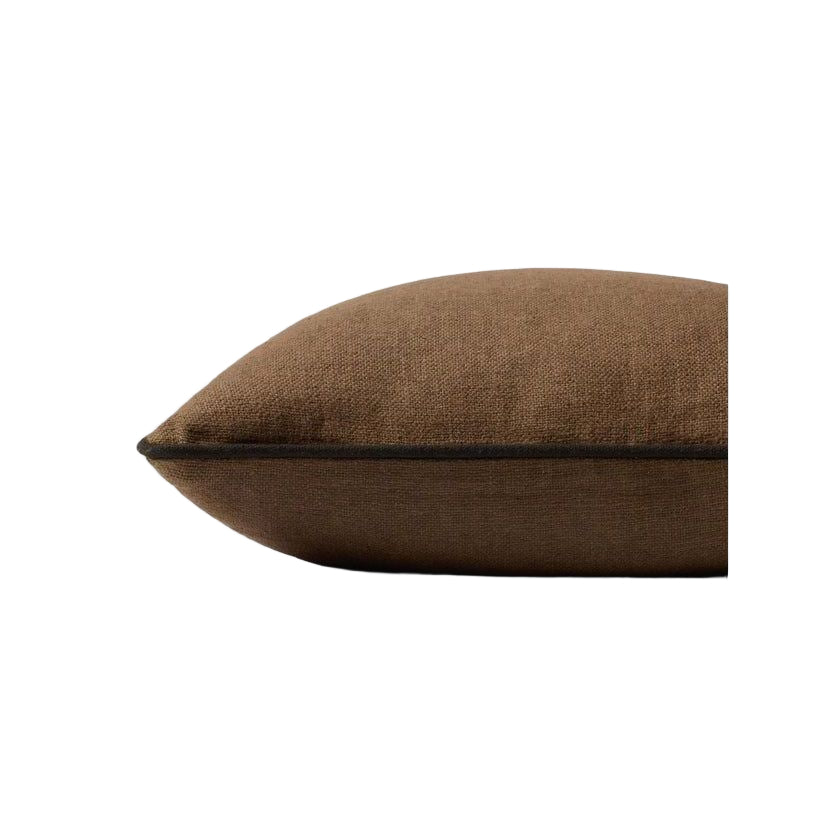 20x20 Brown/Black Down Pillow