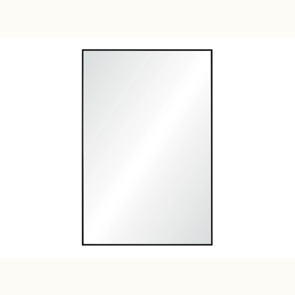 30 x 45 Black Framed Mirror