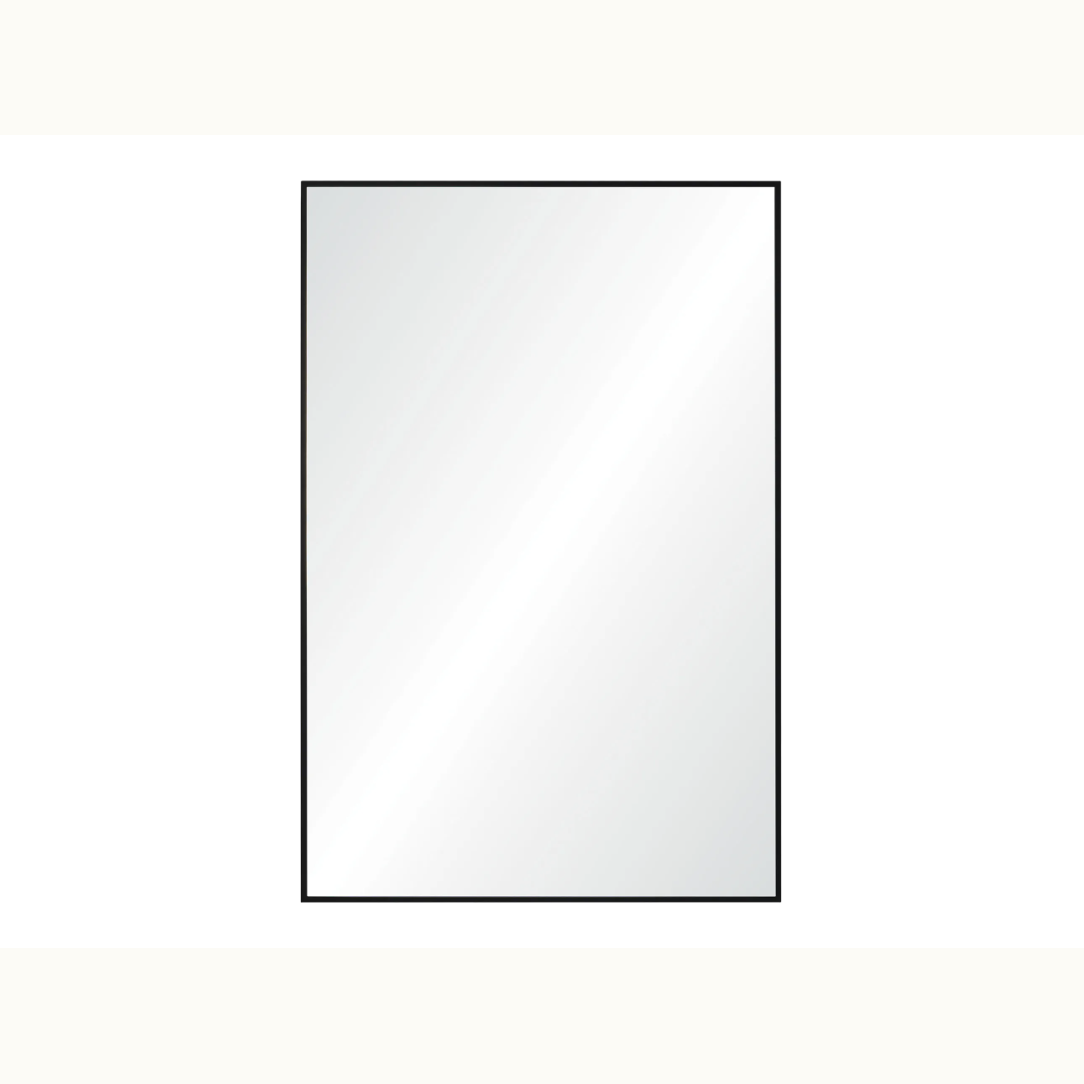 30 x 45 Black Framed Mirror