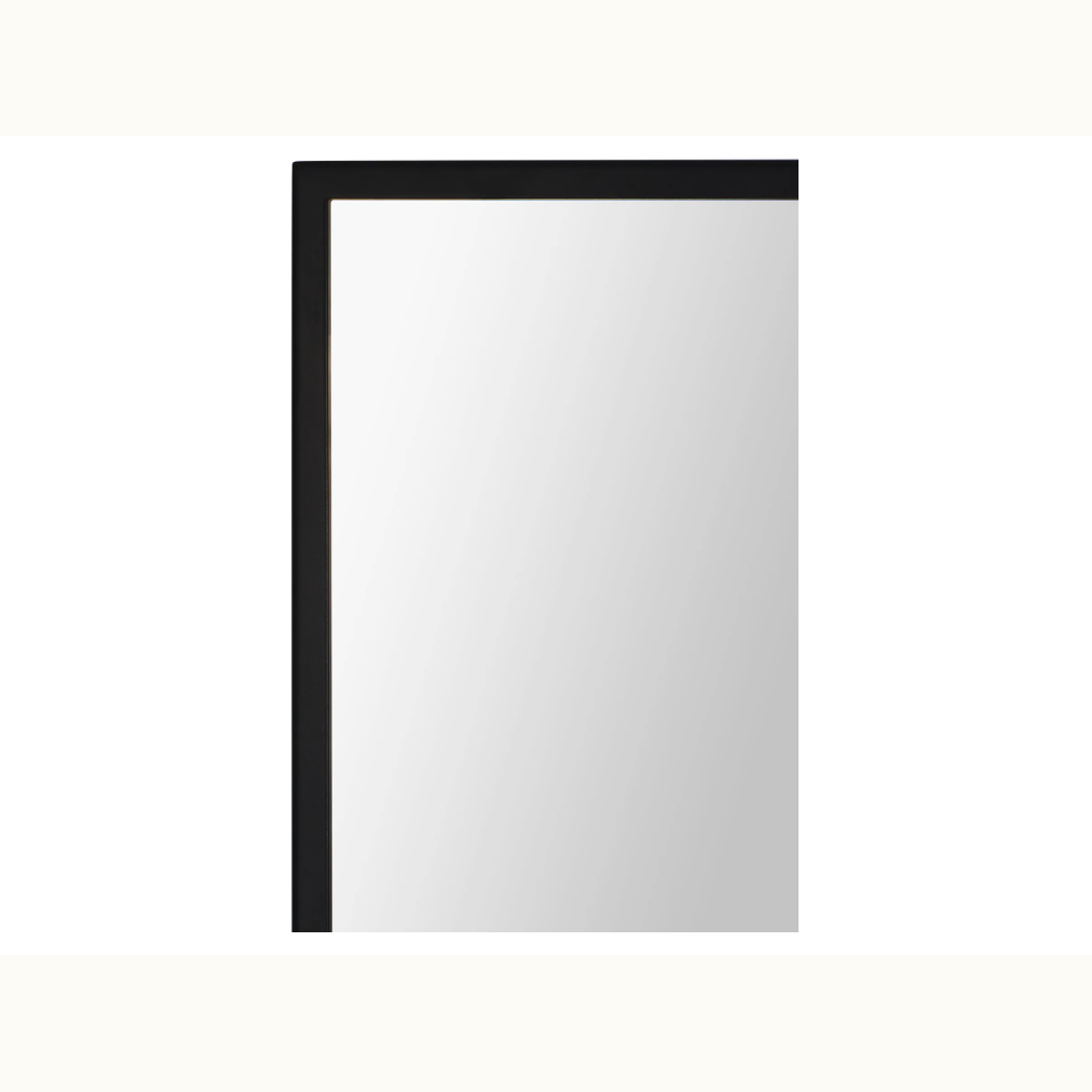 30 x 45 Black Framed Mirror