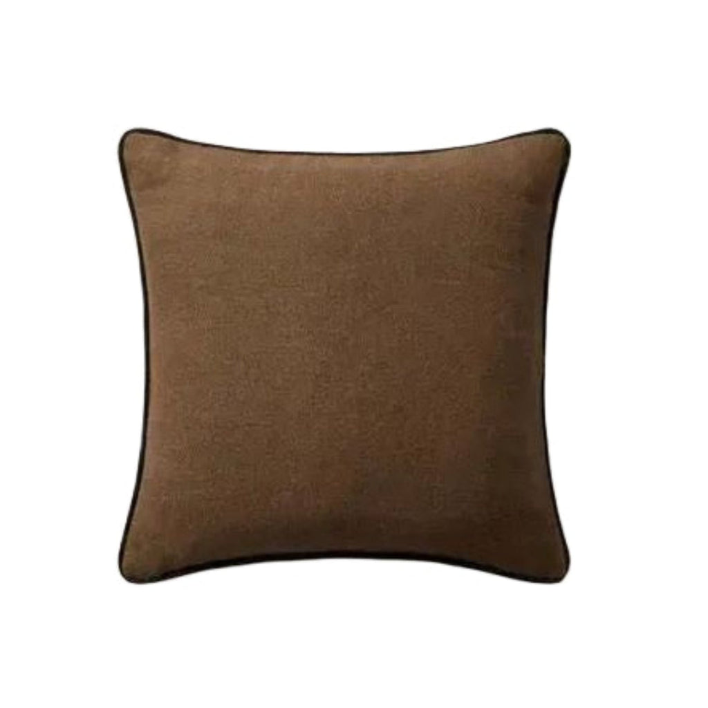 20x20 Brown/Black Down Pillow