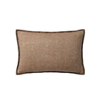 13x21 Brown Chevron Down Pillow
