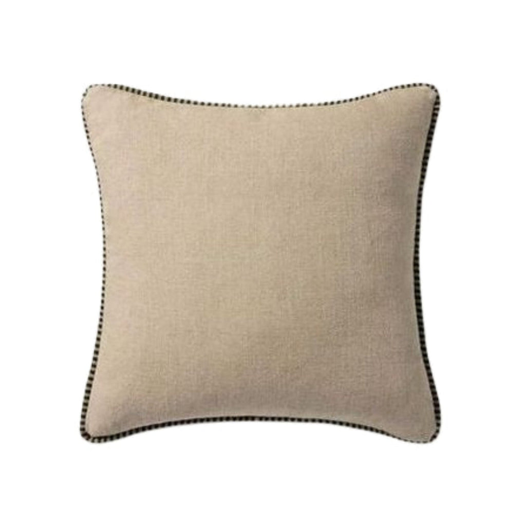 22x22 Green/Natural Corded Down Pillow