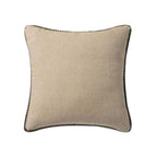 22x22 Green/Natural Corded Down Pillow