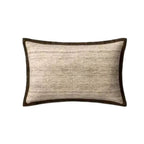 16x26 Brown/Ivory Heathered Down Pillow