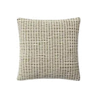 18x18 Green/Ivory Grid Down Pillow