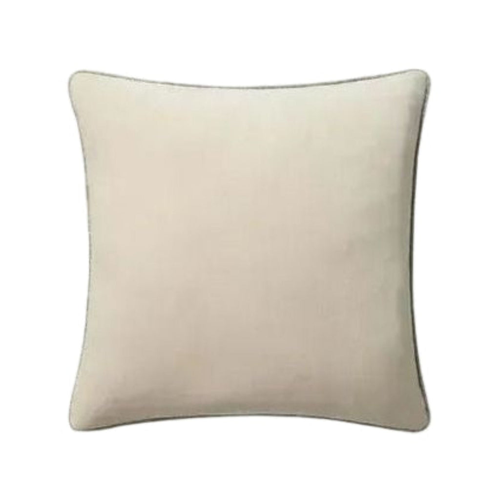 22x22 Ivory Velvet Down Pillow