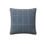 18x18 Blue/Slate Down Pillow