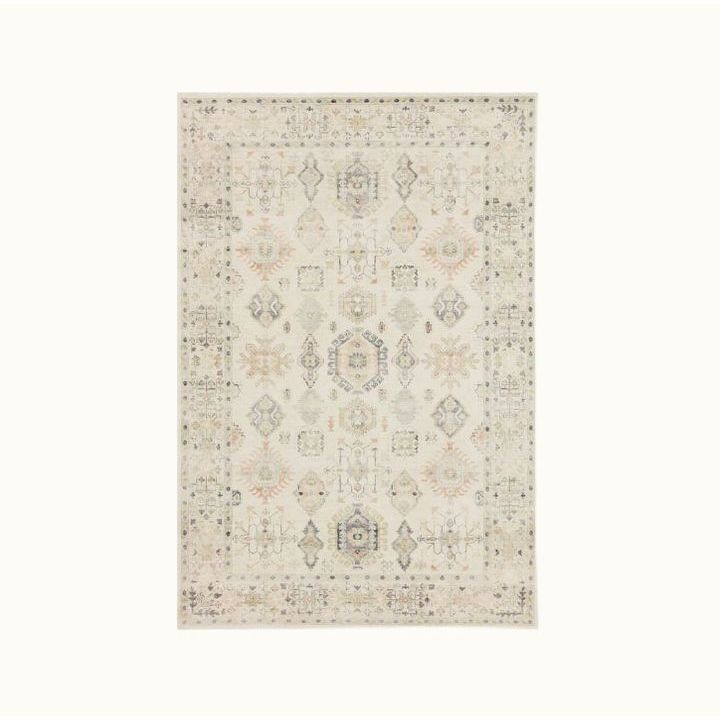 5' X 7' 6 Beige / Multi Area Rug