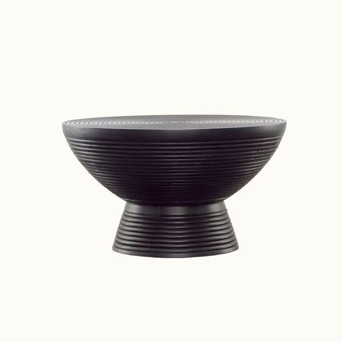 28 Dark Round Coffee Table