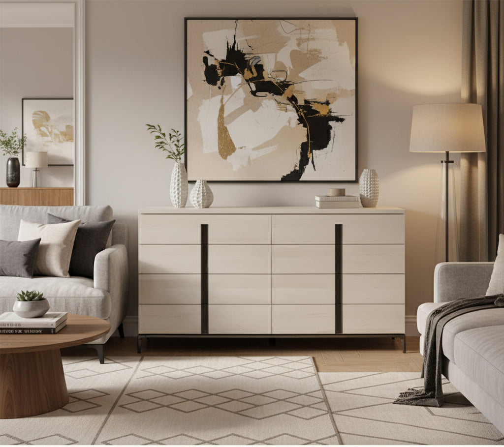 6 Drawer Oak Dresser