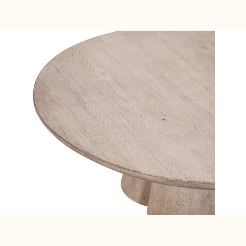 42 Round Pine Coffee Table