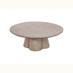 42 Round Pine Coffee Table