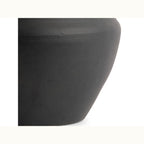 Black Ceramic Jar Lamp