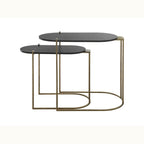 Antique Brass Nesting Tables