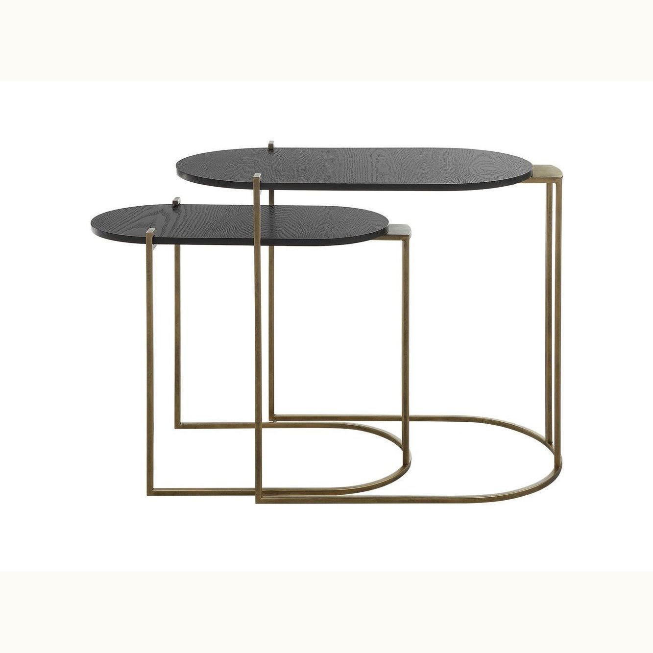 Antique Brass Nesting Tables